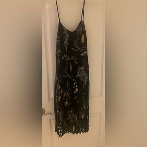 a new day Black Floral pleated Dress